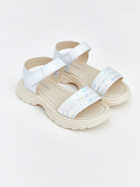 LCW STEPS صنادل أبيض فتاة - S6EN06Z4-J5E