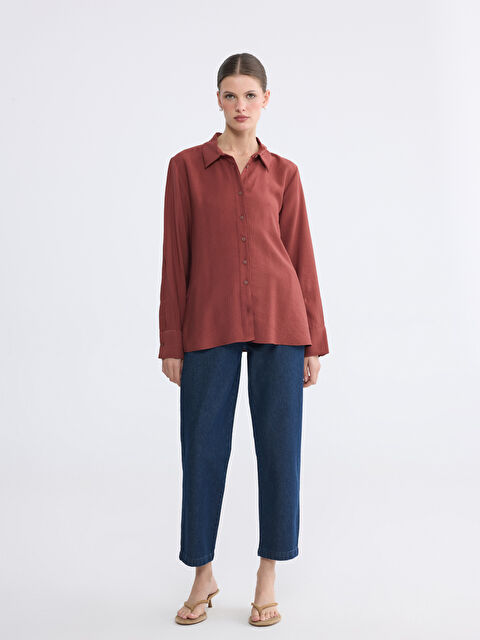 LCWAIKIKI Classic Beli Lastikli Carrot Fit Kadın Jean Pantolon - S6EN15Z8-309