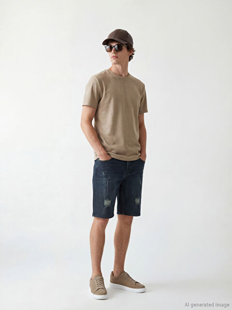 LCW Jeans Muškarac INDIGO Traper šorc - S6EN71Z8-309