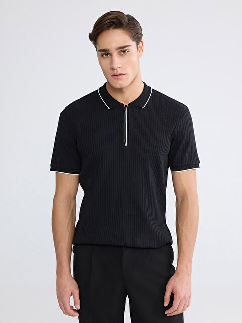 LCW ECO Polo Yaka Erkek Tişört - S6EO01Z8-CVL