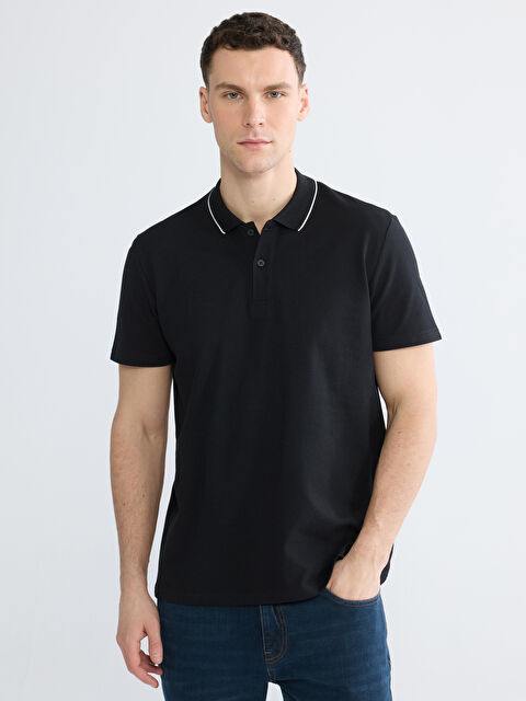 LCW ECO Polo Yaka Pike Erkek Tişört - S6EO16Z8-CVL