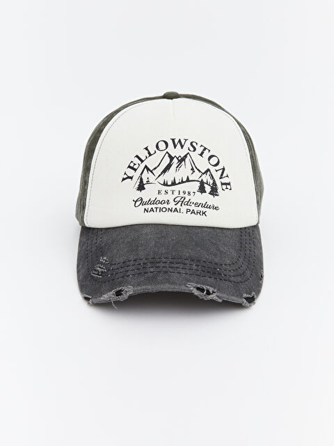 LCW ACCESSORIES Baskılı Erkek Kep Şapka - S6EO82Z8-M0T