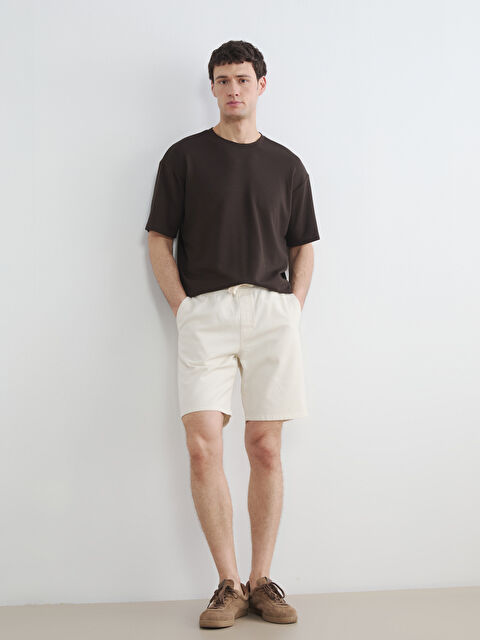 LCW Jeans кең қондырмалы ерлер джинсы шолақ шалбары