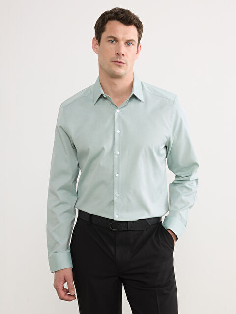 LCW BUSINESS Man GREEN Shirt