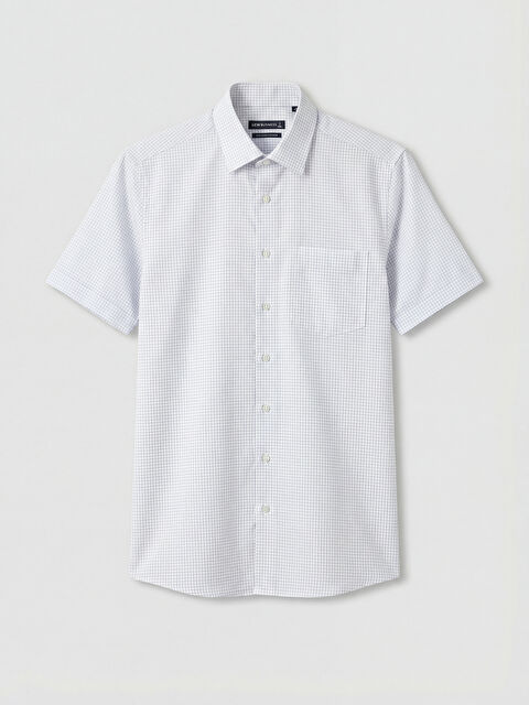 LCWAIKIKI Classic Regular Fit Ekose Armürlü Erkek Gömlek - S6EP04Z8-LPT