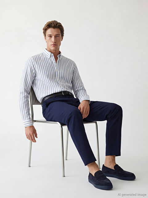 SOUTHBLUE Man BLUE Shirt