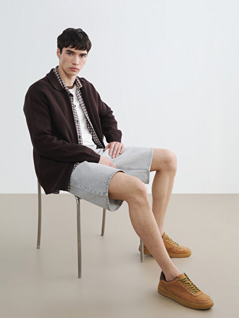 LCW Jeans Ерлер сұр Джинсы шорты