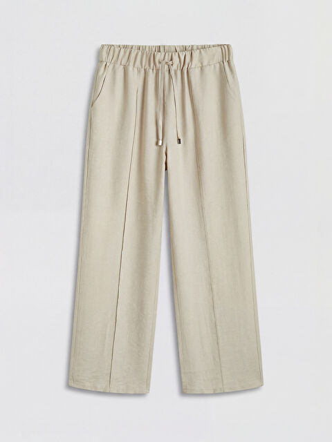 LCWAIKIKI Classic بنطلون نسائي بخصر مطاطي