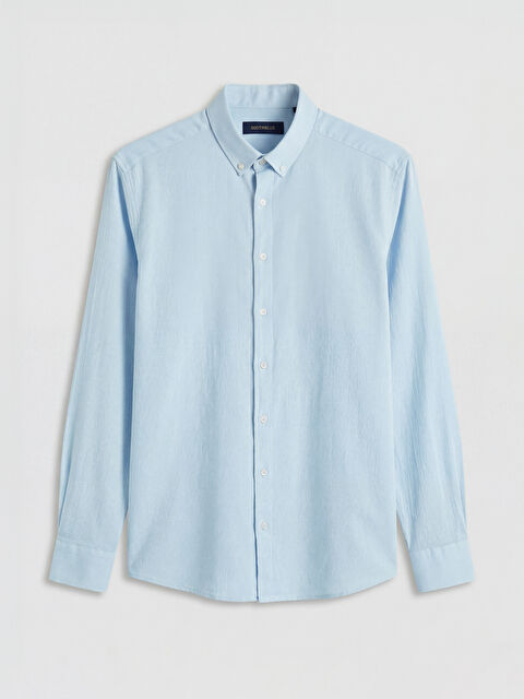 SOUTHBLUE Regular Fit Dokulu Erkek Gömlek - S6EQ73Z8-15P