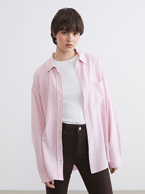 LCW ECO Woman PINK Shirt - S6ER02Z8-LHK