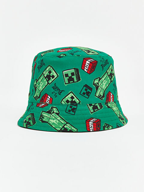 LCW ACCESSORIES Minecraft Baskılı Erkek Çocuk Bucket Şapka