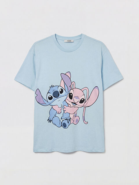 XSIDE Lilo & Stitch Printed Oversized Women's T-Shirt - S6ER85Z8-JNP
