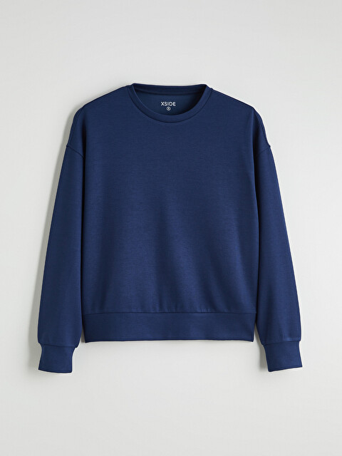 XSIDE Oversize Soft Touch Kadın Sweatshirt - S6ES09Z8-ZEL | LCW