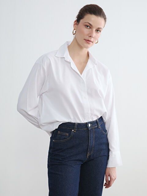 LCW EVERYDAY Woman WHITE Shirt - S6ES14Z8-Q6K