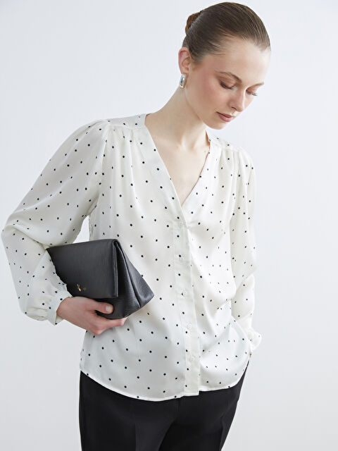 LCWAIKIKI Classic Woman WHITE Blouse - S6ES16Z8-LU7