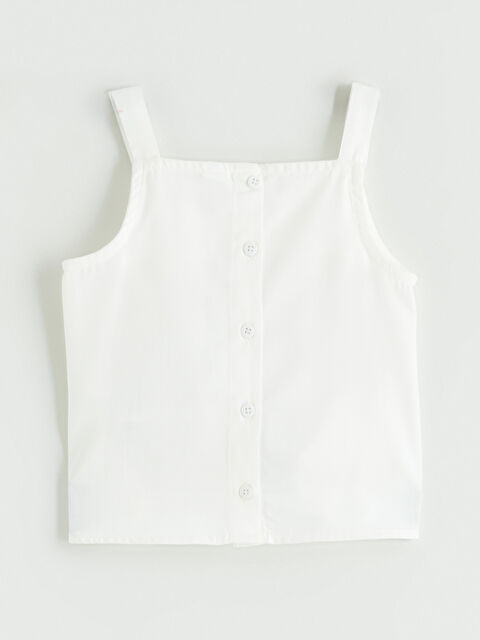 LCW ECO Kare Yaka Kız Çocuk Bluz - S6ES42Z1-V9H