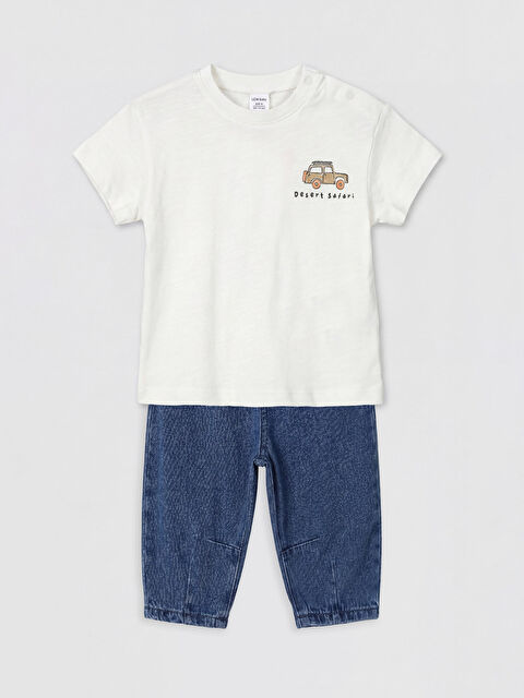 LCW baby Baskılı Erkek Bebek Takım