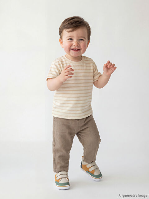 LCW baby Çizgili Erkek Bebek Takım