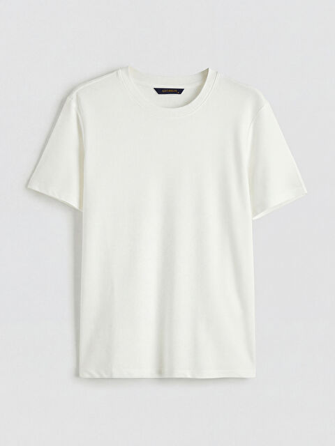 SOUTHBLUE Bisiklet Yaka Strüktürlü Erkek Tişört - S6ET59Z8-R9J