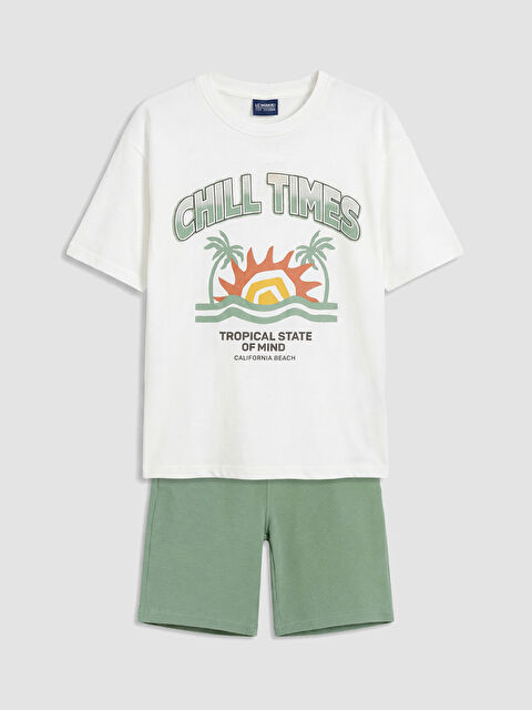 LCW Kids Baskılı Erkek Çocuk Takım