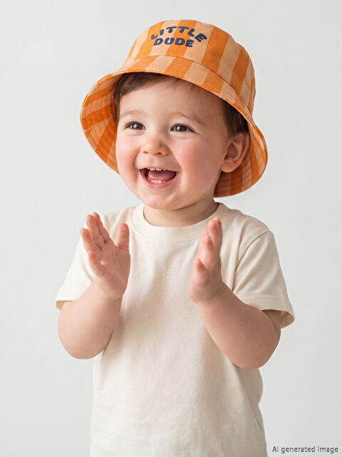 LCW ACCESSORIES Nakışlı Erkek Bebek Bucket Şapka