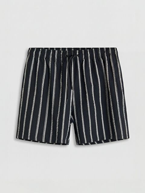 LCW SWIMWEAR Kısa Boy Çizgili Erkek Deniz Şortu