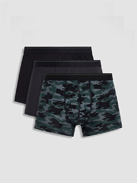 LC WAIKIKI Pamuklu Esnek Erkek Boxer 3'lü