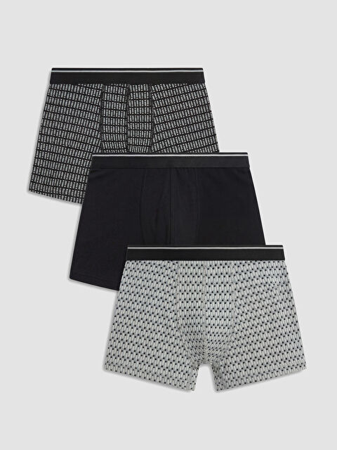 LC WAIKIKI Pamuklu Esnek Erkek Boxer 3'lü