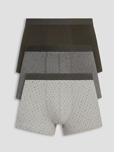 LC WAIKIKI Standart Kalıp Erkek Boxer 3'lü  - S6EV94Z8-LRV