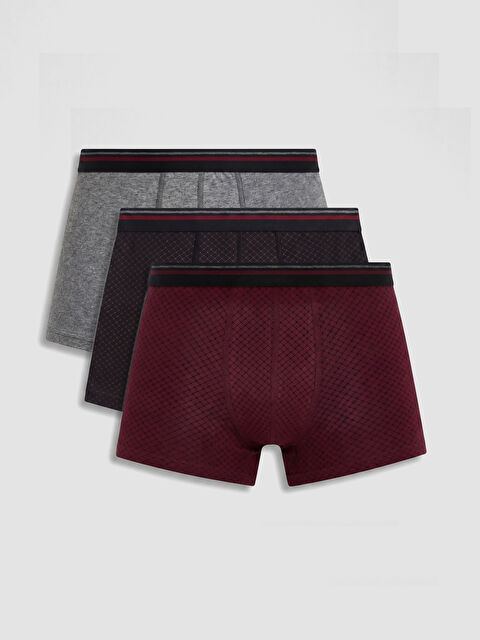 LC WAIKIKI Pamuklu Esnek Erkek Boxer 3'lü