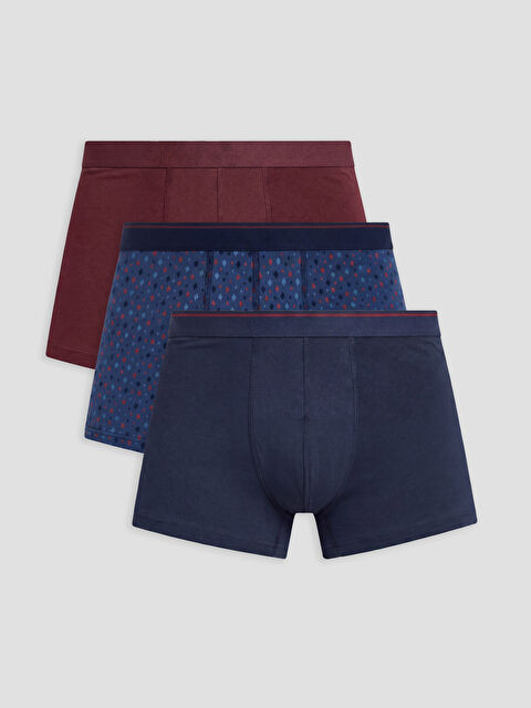 LC WAIKIKI Pamuklu Esnek Erkek Boxer 3'lü