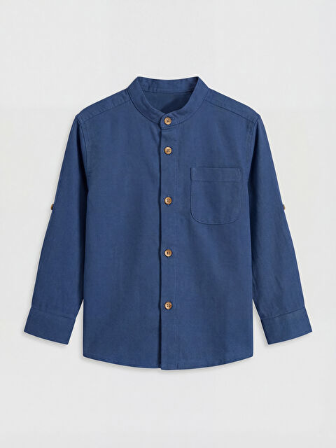 LCW Kids Boy INDIGO Shirt - S6EY28Z1-JM3