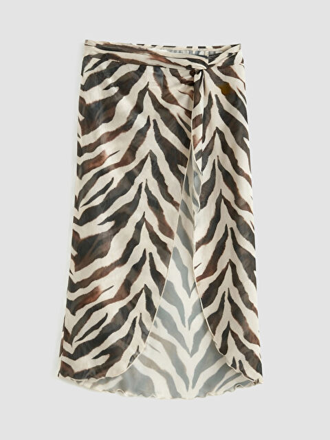 LCW DREAM Desenli Büzgülü Kadın Pareo - S6EY55Z8-LQY