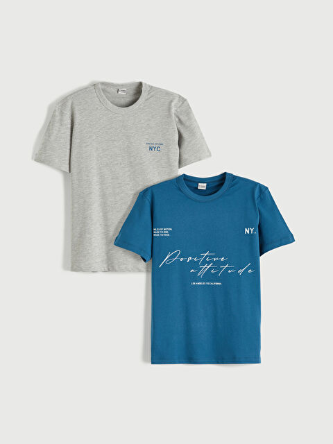 LCW Kids Boy BLUE T-Shirt - S6EY86Z4-HHP