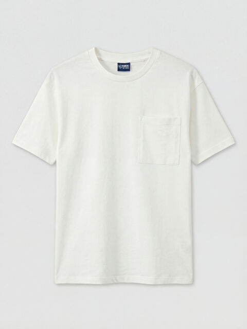 LCW Kids Boy ECRU T-Shirt - S6FA11Z4-R9J