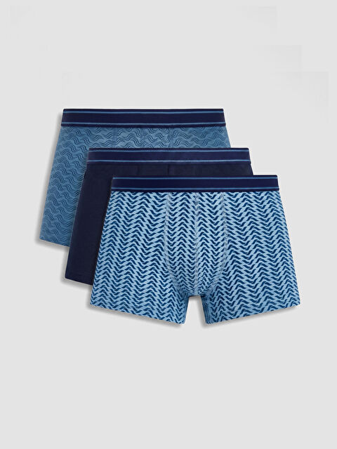 LC WAIKIKI Pamuklu Esnek Erkek Boxer 3'lü