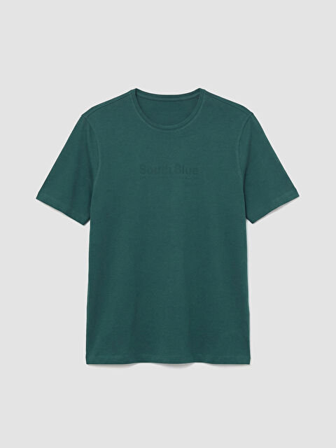 SOUTHBLUE Bisiklet Yaka Baskılı Penye Erkek Tişört - S6FA59Z8-HHE