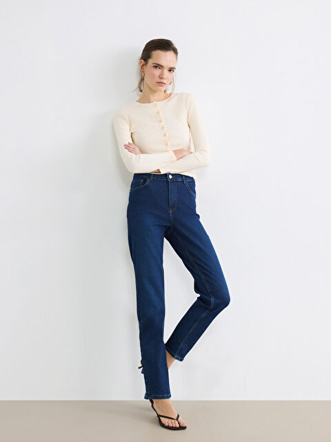 LCWAIKIKI Classic Jüpiter Süper Skinny Fit Kadın Jean Pantolon - S6FB12Z8-H45