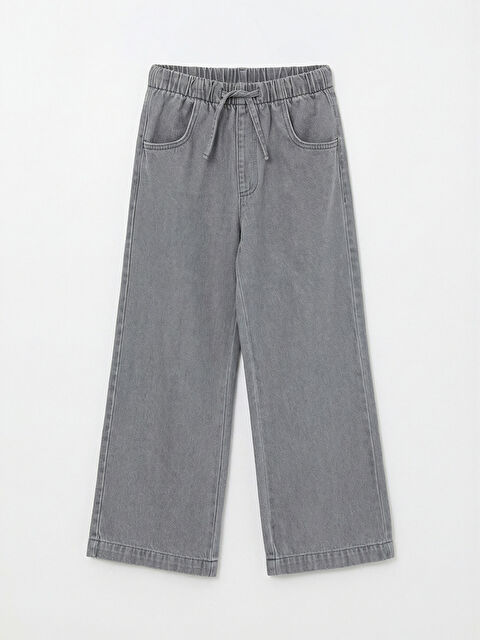 LCW Kids Dečije široke farmerke sa širokim nogavicama - S6FB19Z4-JRX