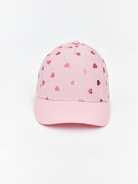 LCW ACCESSORIES Шапка с мотиви на сърца за момиченца. - S6FB93Z1-FVB