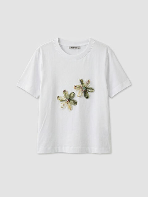 LCW Vision Woman WHITE T-Shirt - S6FC41Z8-Q6K