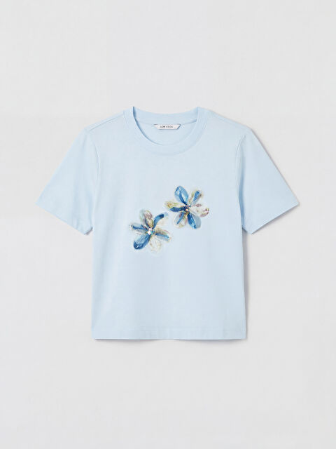 LCW Vision ქალი ლურჯი მაისურები და ზედები - S6FC41Z8-QWQ