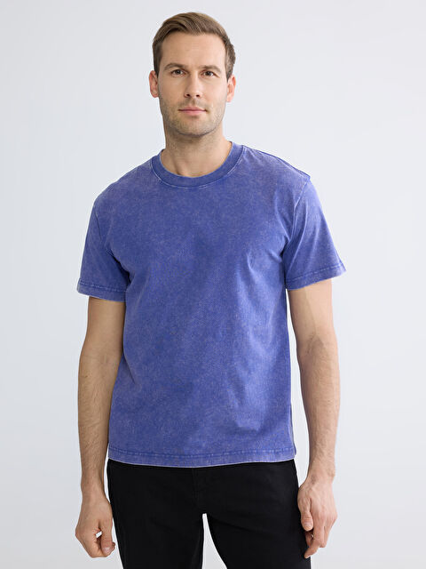 LC WAIKIKI تیشێرت شین پیاو