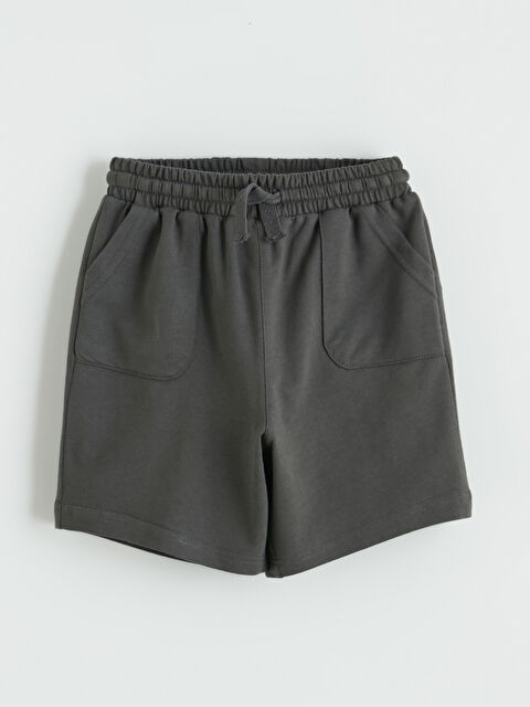 LCW Kids Elastic Waist Boys' Pocket Shorts - S6FE30Z1-HEF