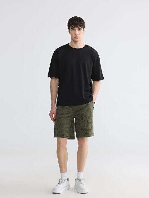 XSIDE Standart Kalıp Baskılı Erkek Şort