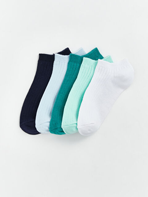 LCW Kids Erkek Çocuk Patik Çorap 5'li