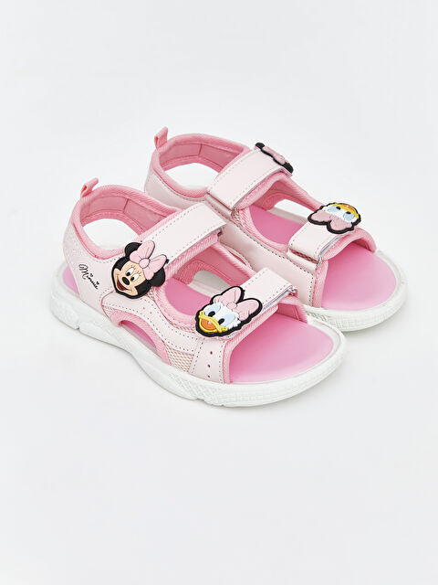 LCW STEPS Minnie Mouse Printed Baby Girls' Sandals