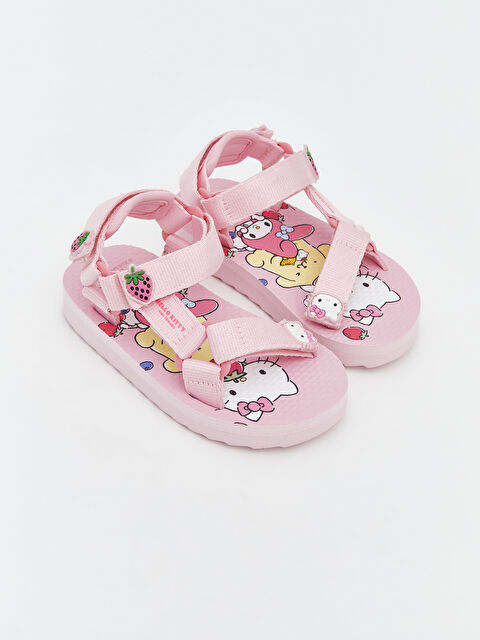 LCW STEPS صندلات طفلة صغيرة بطبعة Hello Kitty