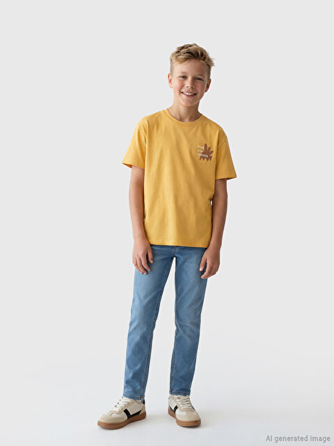 LCW Kids Slim Fit Erkek Çocuk Jean Pantolon - S6FI48Z4-507