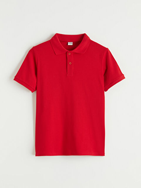 LCW Kids Polo Yaka Erkek Çocuk Tişört - S6FJ02Z4-HPM